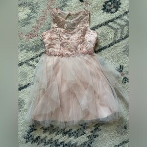 Rare Editions Dress. Blush Pink. Size 7. New with tags.